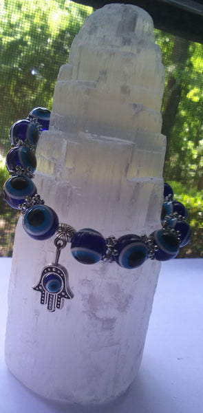 Large evil eye bracelet